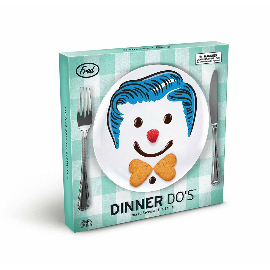Fred Childrens Dinner Plate `Dinner Do's` Boy Design