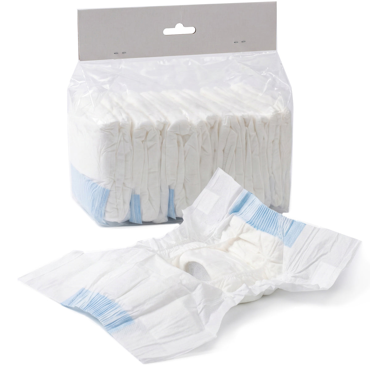 PawHut Disposable Dog Diapers Female for M Dogs Incontinence or Excitable Urination and Training 48 Count