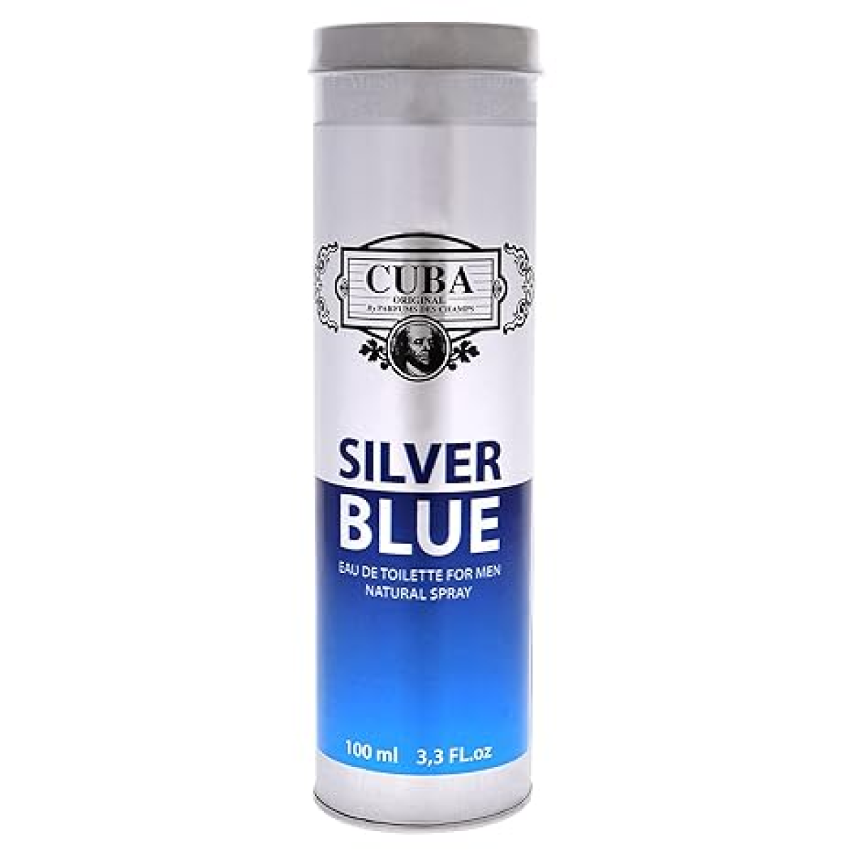Cuba Silver Blue Eau de Toilette Spray 100ml