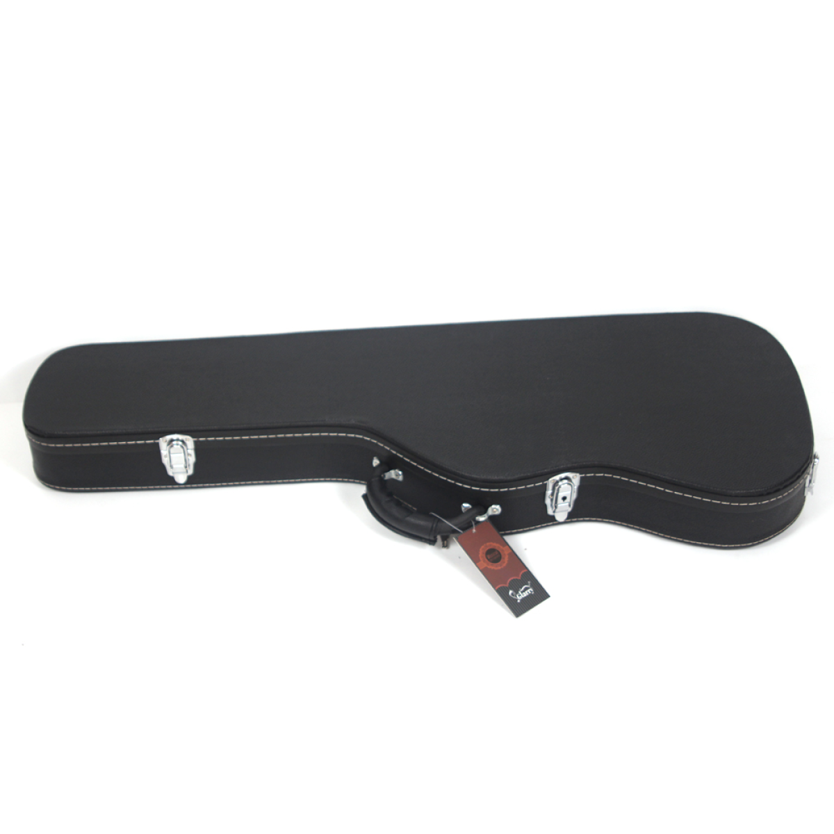 【Replace 2484535】ST High Grade Electric Guitar Hard Case Microgroove Flat Surface Straight Flange Black