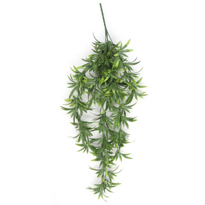 Pack of 6 x Hanging UV and Fire Resistant Artificial Fronded Thyme Plant 70cm