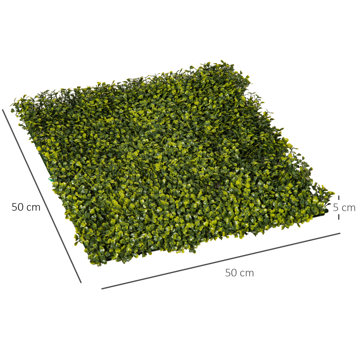 12PCS Artificial Boxwood Wall Panels 20" x 20" Grass Privacy Fence Screen