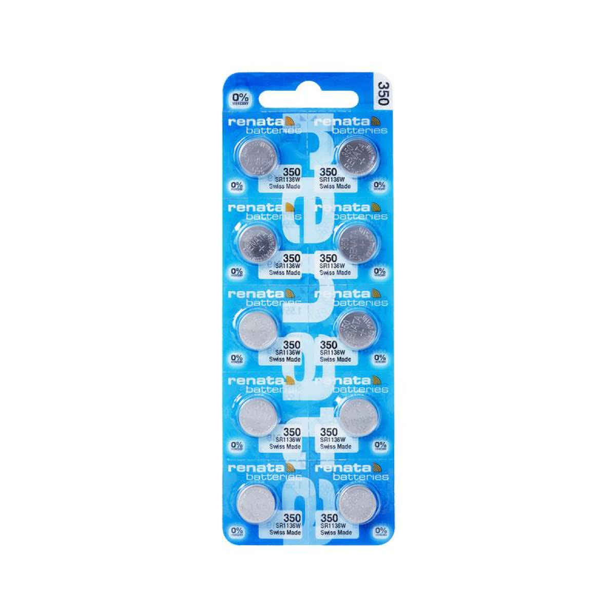 RENATA SP 350 Watch Batteries Pack of 10
