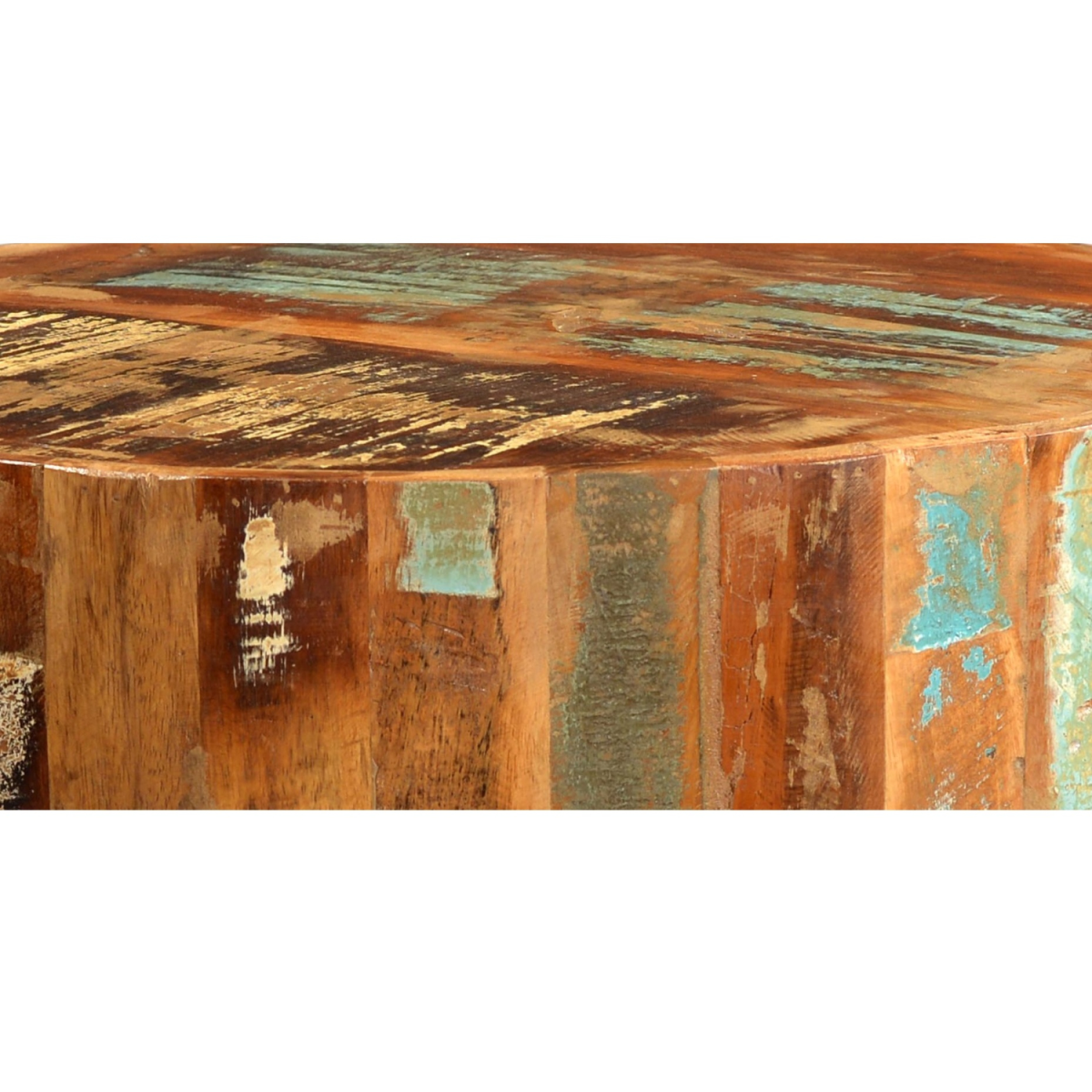 Coastal Drum Side Table