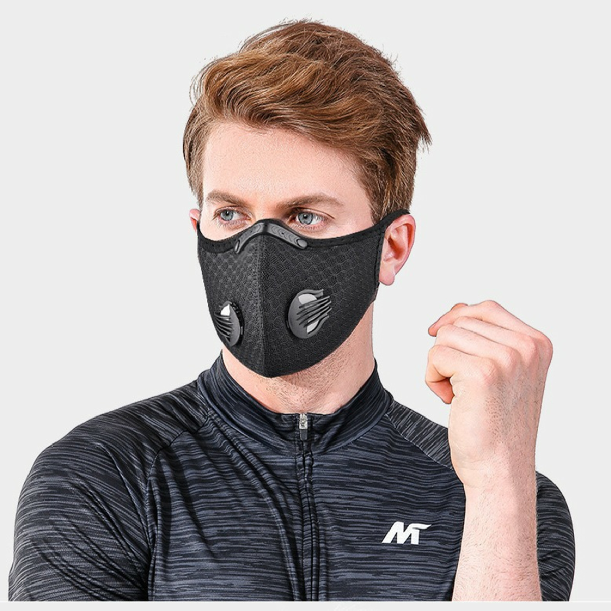 Reusable Half Face Cover Mask w/ Filter Cycling Outdoor Sport Face Mask