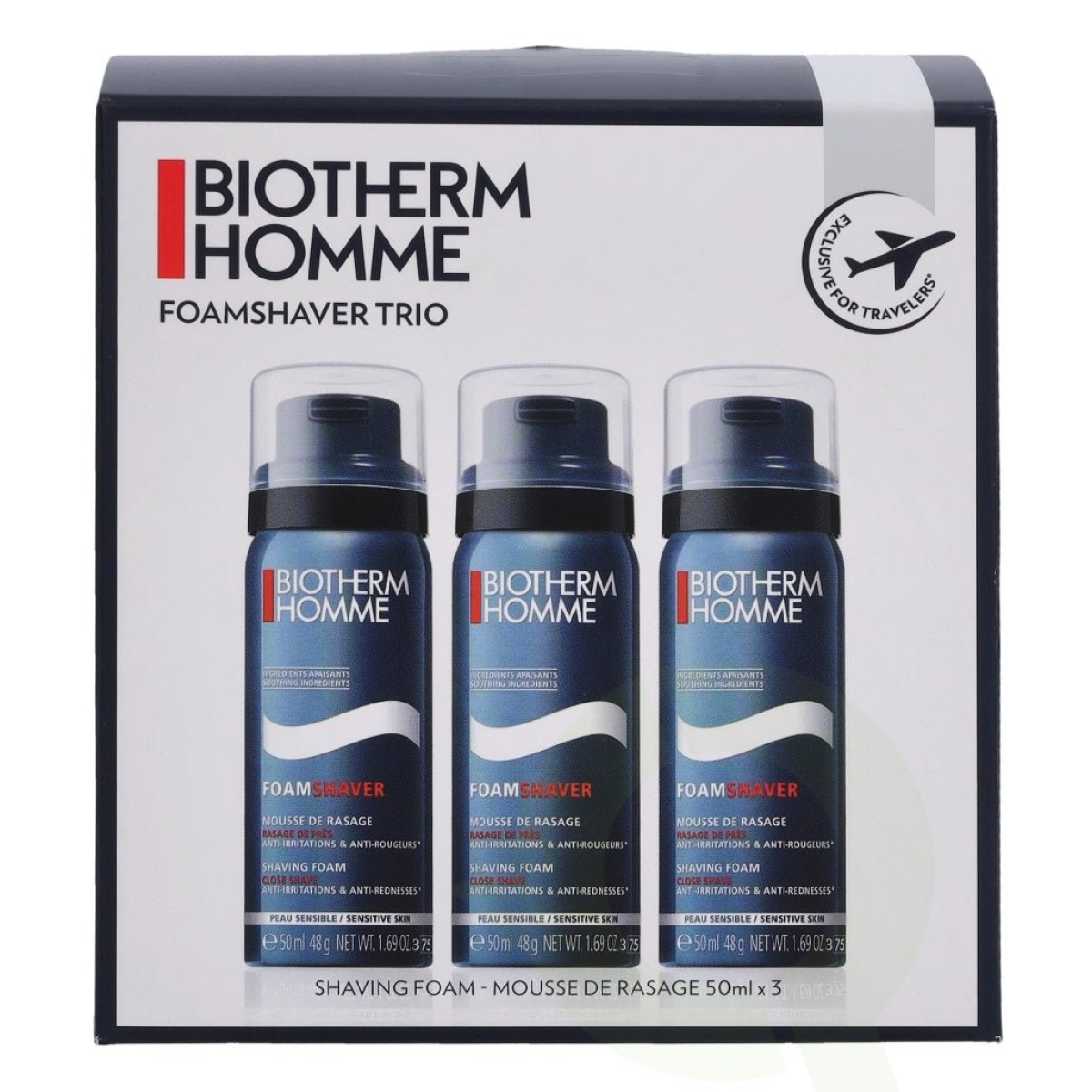 Biotherm Homme Sensitive Shaving Foam (3 x 50ml)