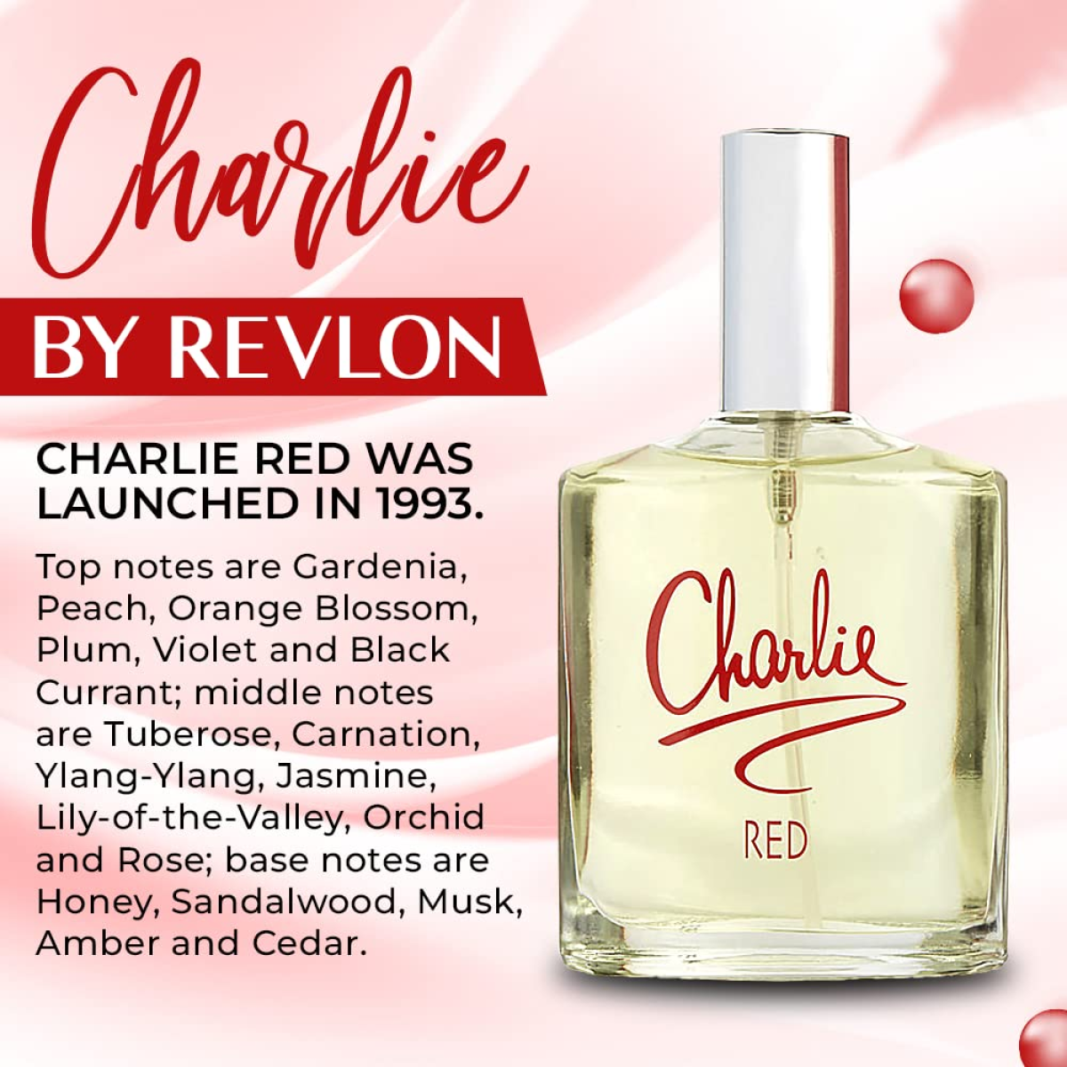 Revlon Charlie Red Eau De Toilette Spray 100ml