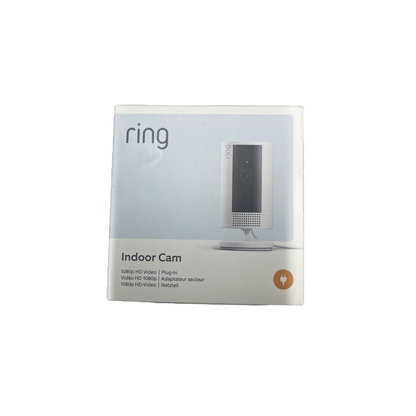 Ring Indoor Camera  2nd Gen Security Cam 1080p HD Video White