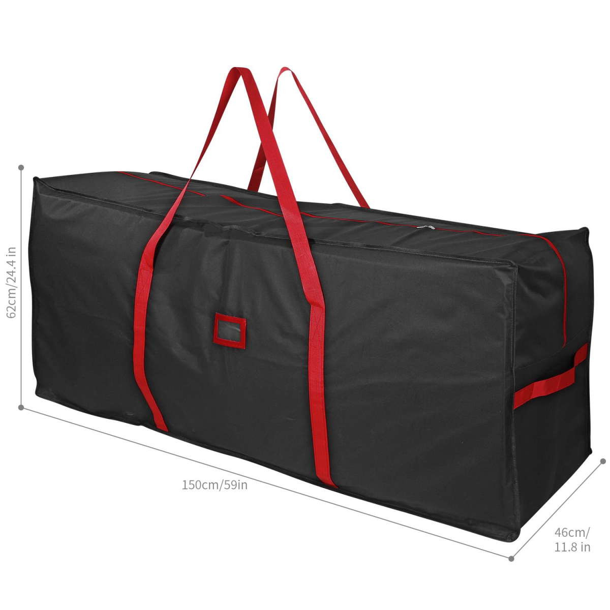 VINSANI BLACK DELUXE XMAS TREE STORAGE BAG 1010454