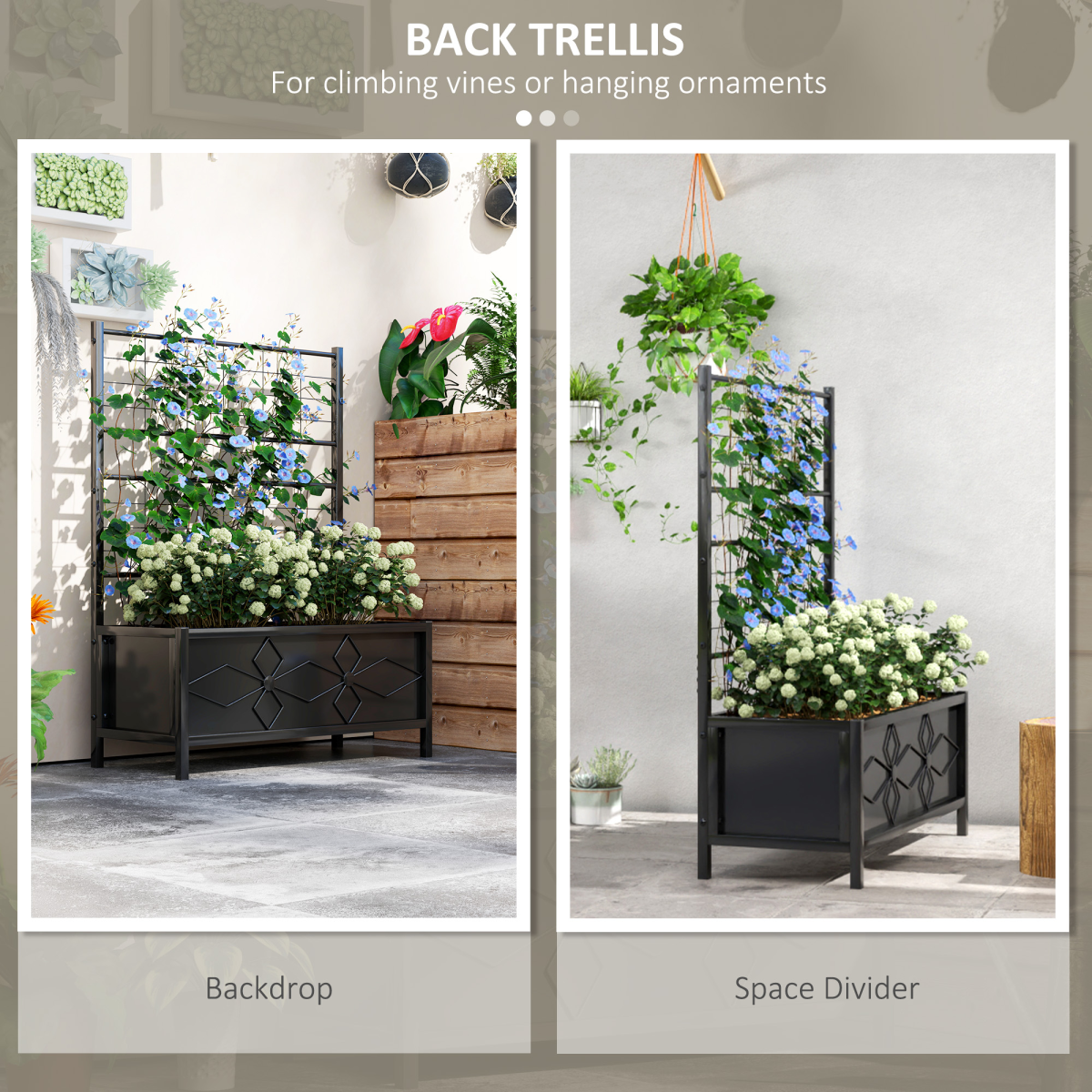 Durable Trellis Support for Climbing Plants - Enhance Garden Aesthetics