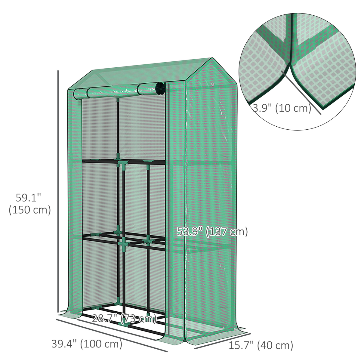 Mini Walk-in Greenhouse