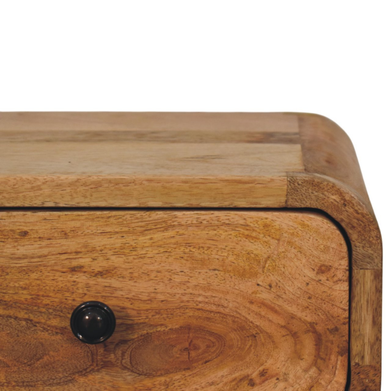 Artisan Furniture Solid Wood Avora Mini Wall-Mounted Oak-ish 1 Drawer Nightstand, Brown