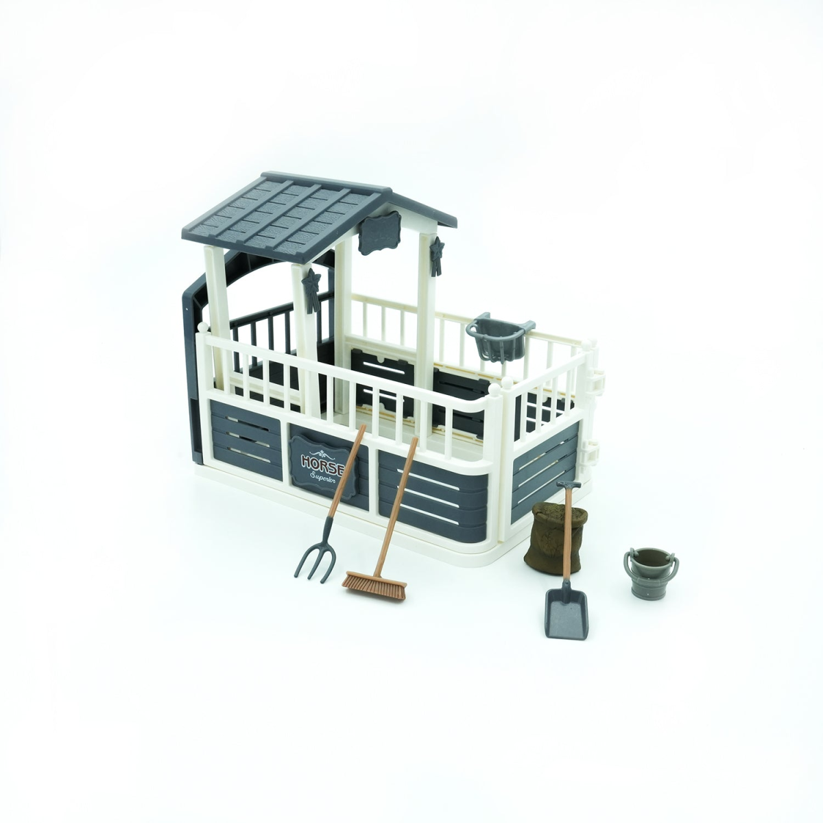 Horse Stable Playset  Equestrian Toy Set