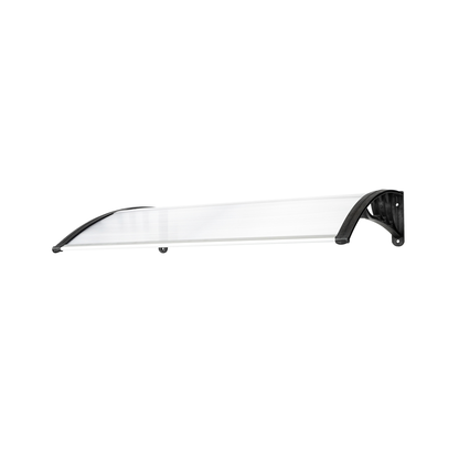 【Same Code：48202358】HT-120 x 80 Household Application Door & Window Rain Cover Eaves Canopy White & Black Bracket
