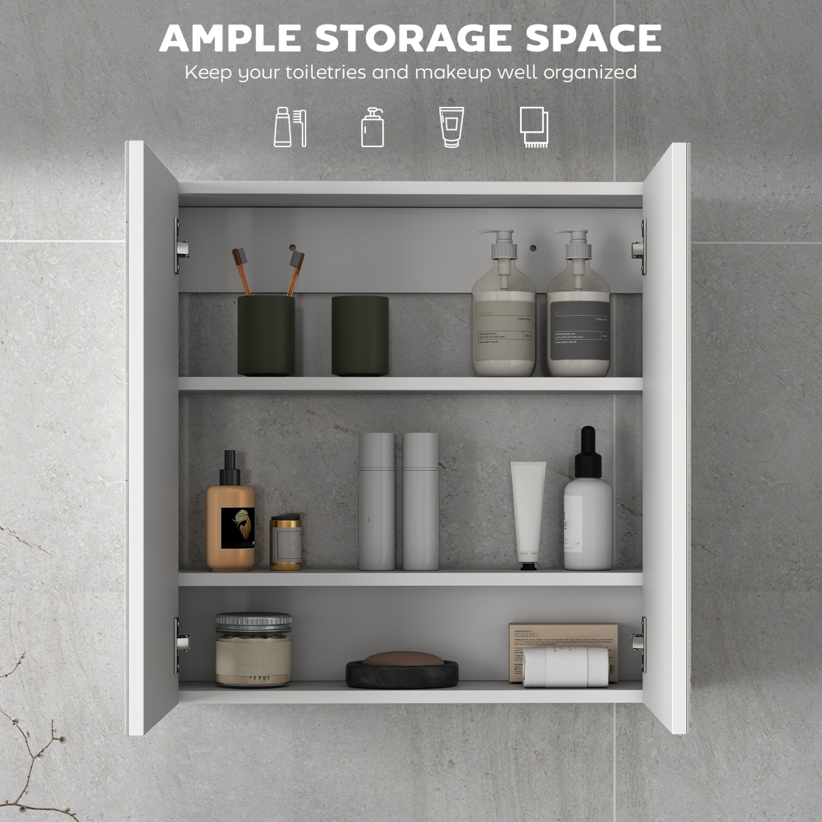 Bathroom Cabinet with Mirror