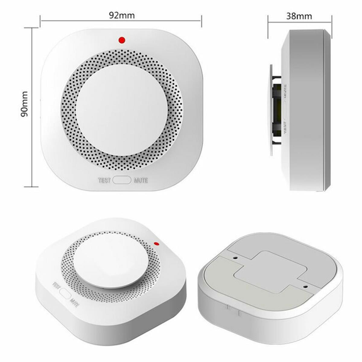 （4 Pack）Smoke Alarm Fire Protection Home Security System Smoke Alarm