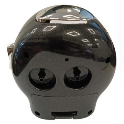 Acctim Eden Non Ticking Sweep Crescendo Alarm Clock in Black - 16523