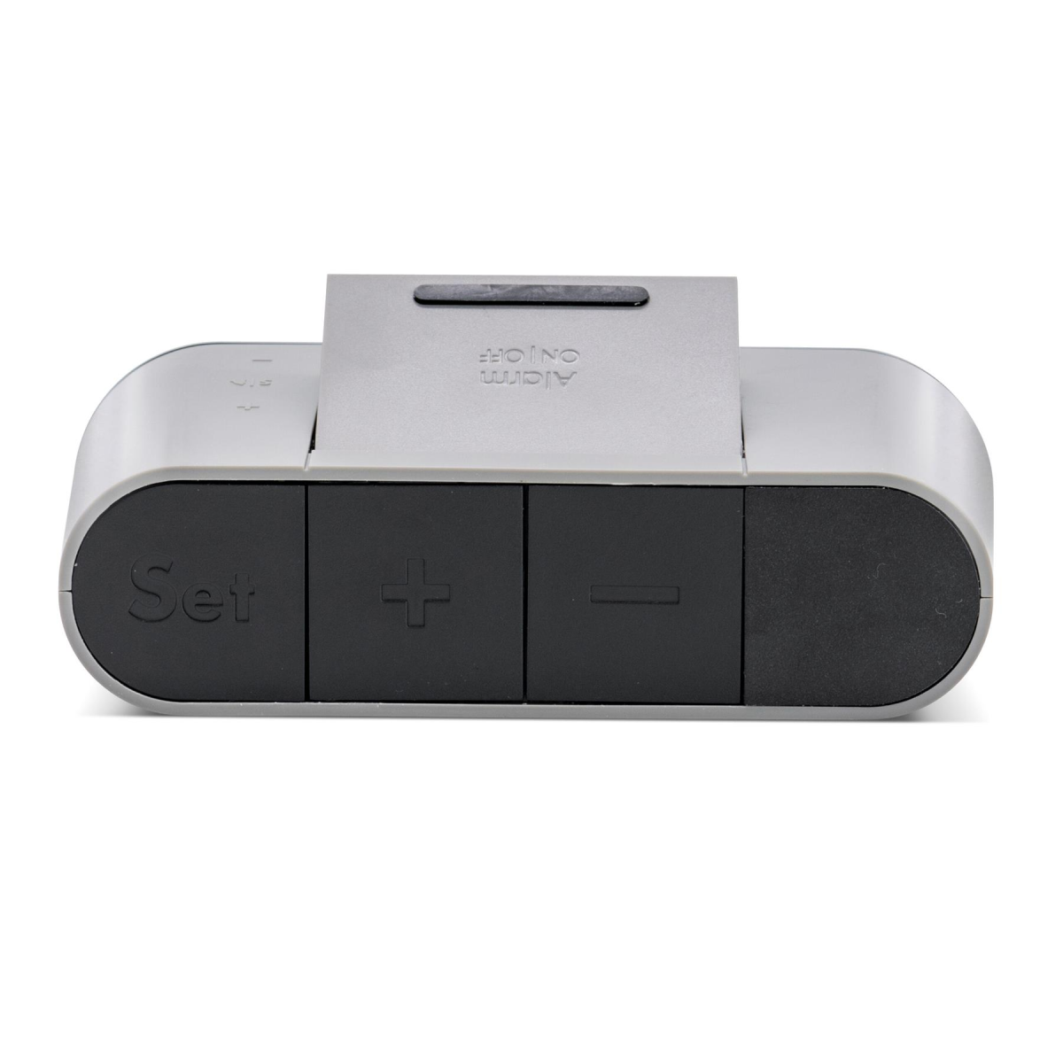Acctim Kian Reverse Digital Pop Up Alarm Clock Matt Grey 16109