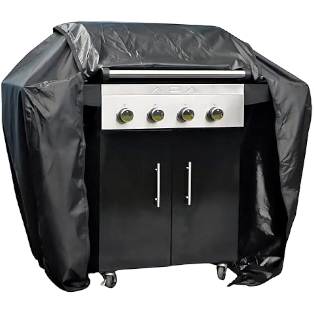 SpeedwellStar Heavy Duty BBQ Barbecue Grill Cover for Outdoor Grill – 145 L x 70 W x 120 H cm – Breathable & UV Resistant - Easy Access Dual Zips for Weber, Char-broil, Brinkmann, Outback and more.
