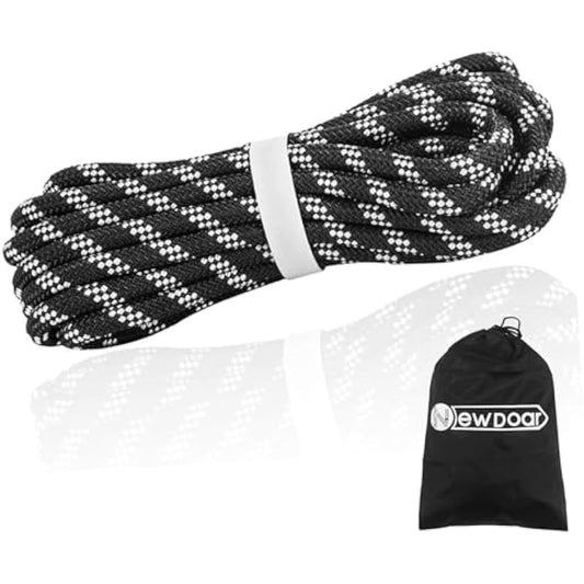NewDoar Outdoor Rope 14KN/18KN 8mm/10mm High Strength Accessory Cord Rope Double Braid Multifunctional Cord for Camping, Hiking, Fishing, Hauling Loads, Hammocks,Tents