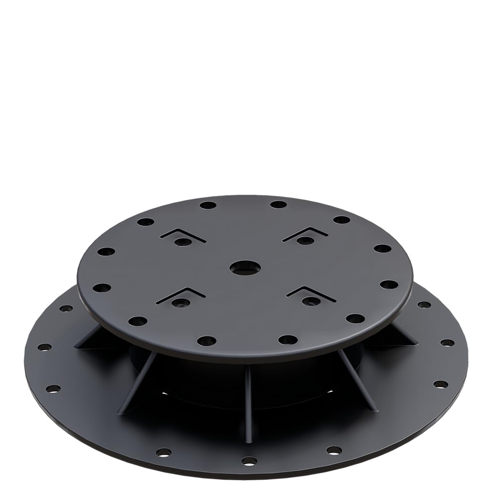 Ceta Adjustable Decking Pedestal, Pack of 10, 28mm-76mm, Shed Base, Riser Bearing Support, Shed Support, Feet Suitable for DIY Projects