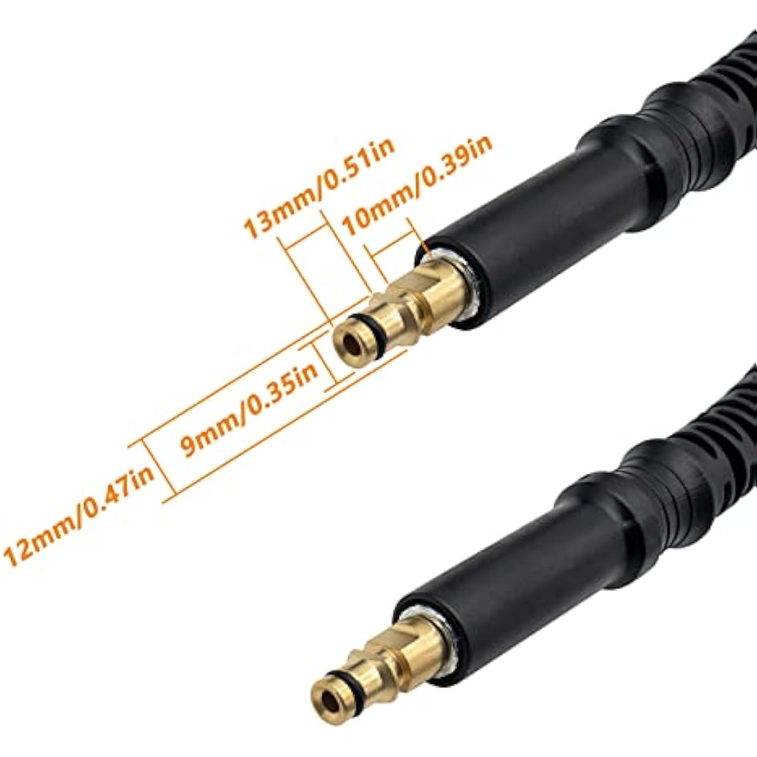 Fai Top 15M Replacement Pressure Washer Hose, Pressure Washer Hose for Karcher K Series Pressure Washers K2 - K7