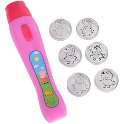 Simba 109262386 Peppa Pig Light Projector, Pink/Green/Blue/Yellow