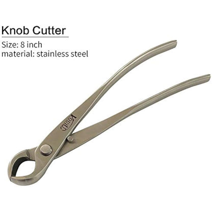 vouiu 6-Piece Bonsai Tool Set,Knob Cutter,Trunk Splitter,Concave Cutter,Wire Cutter,Jin Pliers,Bonsai Scissors
