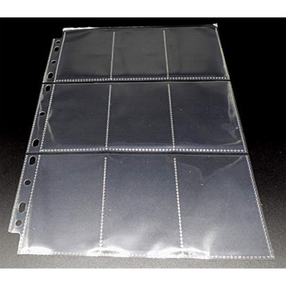 docsmagic.de 200 9-Pocket Pages - 11-Hole - 3-Ring Album Ordnerseiten- MTG - PKM - YGO