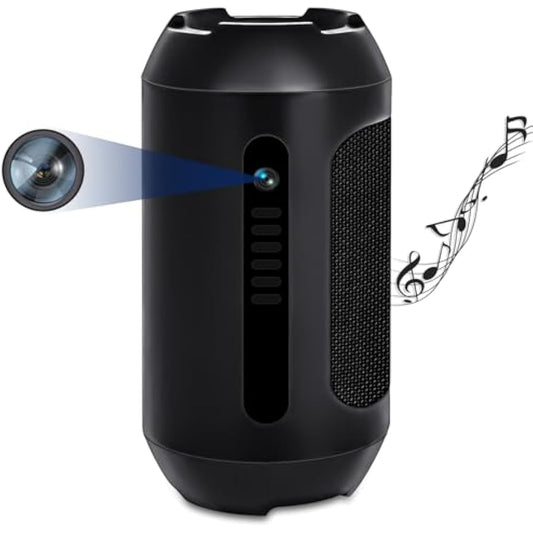 OTADUG Spy Camera Speaker, 1080P HD Mini Wireless Hidden Camera Security Surveillance Nanny Camera with Video and Audio, Motion Detection, Night Vision, 15-hour Playtime, 128 GB