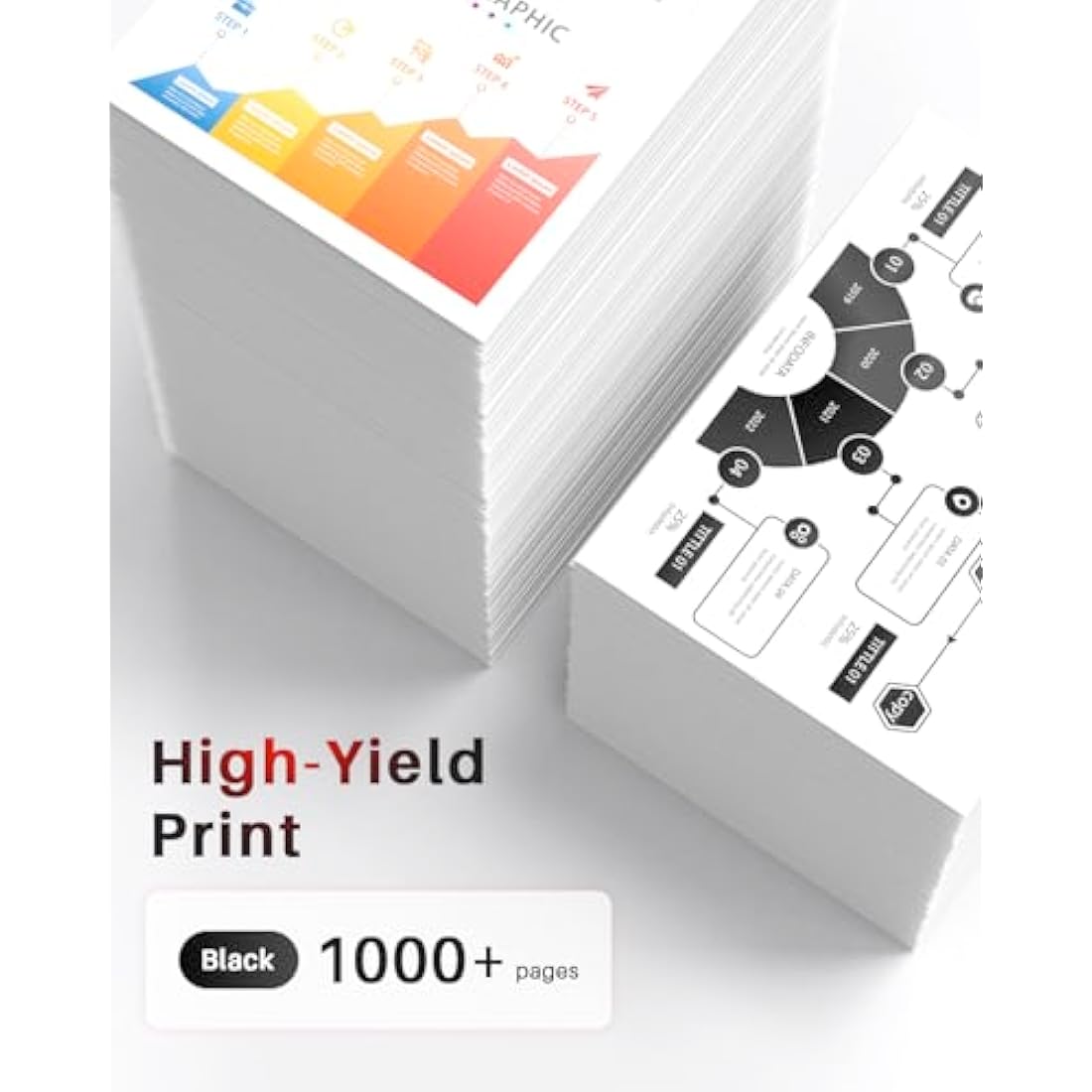 Halloya TN1050 Compatible Toner Cartridges Replacement for Brother TN1050 For HL-1112 HL-1110 DCP-1610W DCP-1510 HL-1210W MFC-1810 HL-1212W MFC-1910W DCP-1612W DCP-1512 (Black, 4-Pack)