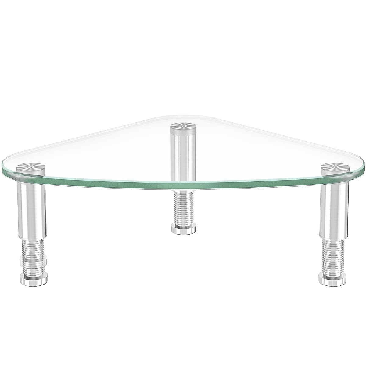 Hemudu Computer Monitor Stand Riser/Triangle Save Space Desktop Corner Stand for Computer, Laptop,HD01T-003P