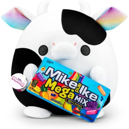 Snackles Series 1 Cow (Mike and Ike), Surprise Medium Plush, Ultra Soft Plush, 28 cm, Collectible Plush with Real Brands (Cow)