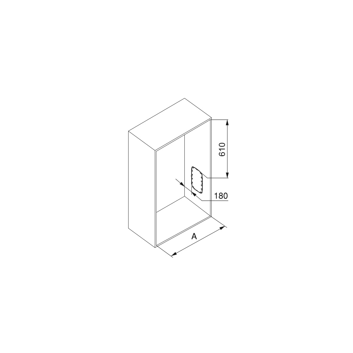 Emuca - Pull down hanging rail for wardrobe, pull down wardrobe rail lift, adjustable width 450-600mm, titanium colour