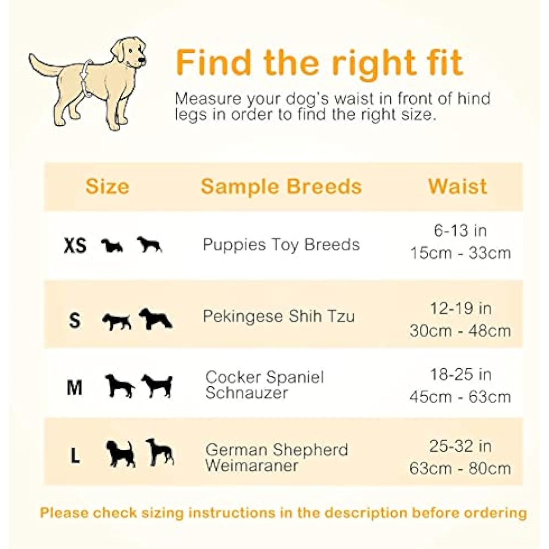 Dono Dog Nappies Disposable,Belly Bands,Dog Diapers with Wetness Indicator,Super Absorbent & Leak-proof,Male Dog Wraps for Incontinence,Marking Issues,Traveling (6L -48count)