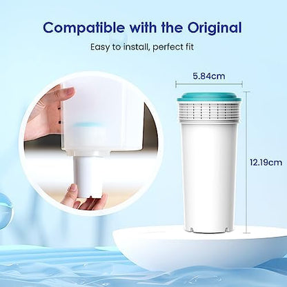 Waterdrop Filter Cartridge, Compatible with Tommee Tippee® Closer to Nature® Perfect Prep® Machine, New Lid, Reduce PFAS, PFOA/PFOS (Pack of 4)