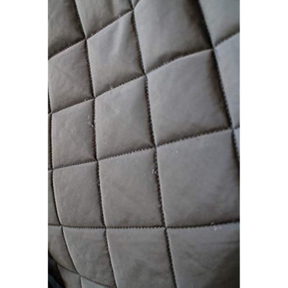 Carseatcover-UK Front Pair of Diamond Quilted Car Seat Covers Protectors - Universal Fit