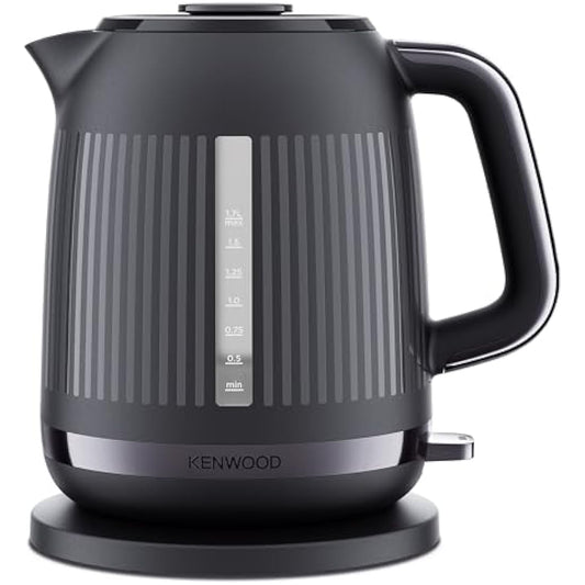 Kenwood Dusk Electric Kettle, 360° Swivel Base, Water Level Indicator, Cord Storage, Boil-Dry Protection, Removable Filter, Capacity 1.7L, ZJP30.000GY, 3000W, Slate Grey