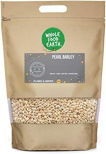 Wholefood Earth Pearl Barley 2 kg | GMO Free | High Fibre