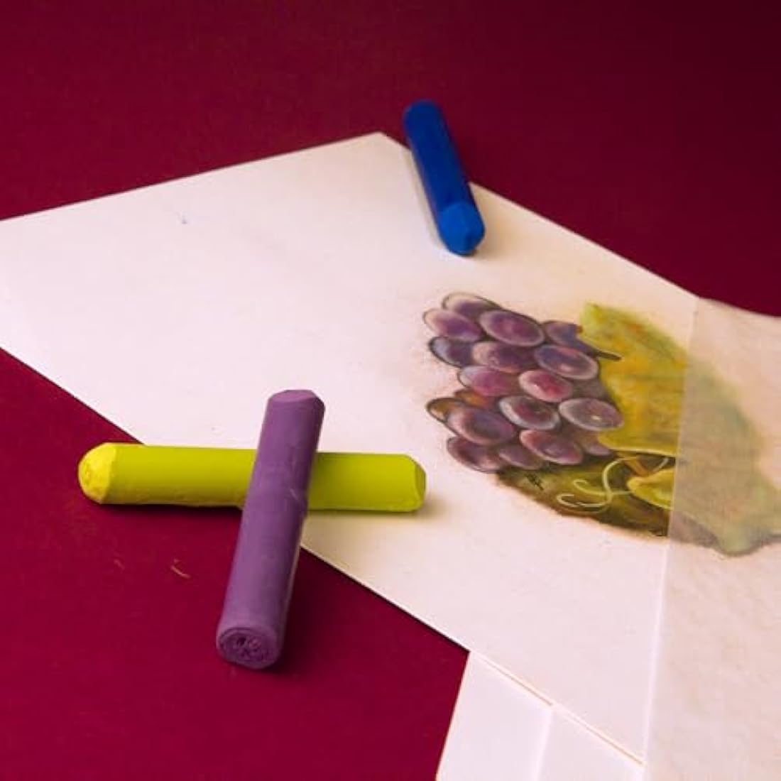 Clairefontaine Pastelmat Pad - White 360g 24x30cm 12 sheets