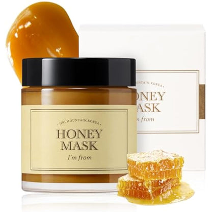 [I'M From] Honey Mask 4.23oz | wash off type, real honey 38.7%, Deep moisturization, Nourishment,Hydrating and Clear Complexion.