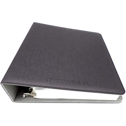 docsmagic.de 3-Ring Premium Album Black + 100 9-Pocket Premium Pages - PKM - YGO - MTG