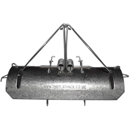 Pack of 3 Professional Stainless Steel British Barrel Tunnel Mole Duffus Traps | Effective Quick Mole Control | Pest Control | Garden Maintenance | Made in Yorkshire by The Flat Pack (Foxup) Ltd