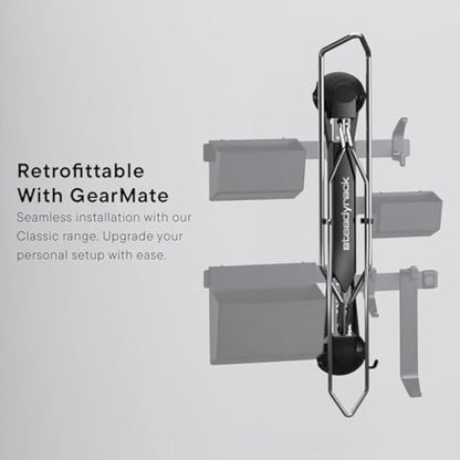 Steadyrack Bike Rack - Classic Vertical Wall Mount for Garage, Easy Lift Indoor Bike Storage Solution for Home, Bicycle Hangers for Garage Can Hold up to 77 lbs