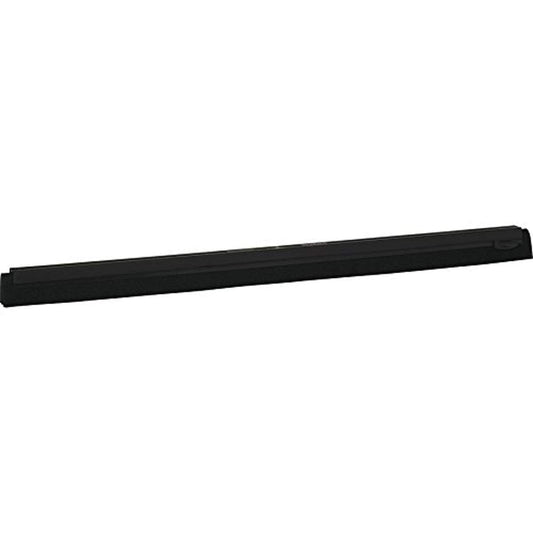 Vikan 77759 Foam Rubber Double Squeegee Blade, 28", Black