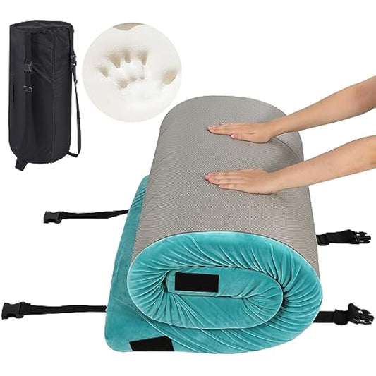 REDCAMP Foldable Memory Foam Camping Mattress, Portable Roll Up Mattress Single with Zipper, Futon Mat Sleeping Pad for Floor Car Tent Indoor Outdoor