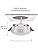 Tofisr LED recessed Ceiling Light, 7W Downlights 700LM Cool White Light 6000K, Round Aluminum Metal Spotlights 230V, Cut Φ75-95mm, for Living Room Bedroom Kitchen, Pack 20