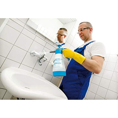 Gloria "CleanMaster CM12" Hand-Operated Sprayer, White/Blue, 1.25 Litre
