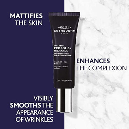 Institut Esthederm - Intensive Propolis Cream - Skin Blemishes and Related Redness - Purifying and Decongesting Face Cream - Oily or Acne-prone Skin, Spots, Imperfections - 50 ml Jar