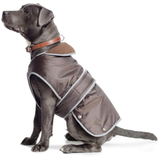 Ancol Muddy Paws All Weather Stormguard Coat . Chocolate.Size Medium ( length 40cm, girth 40-64 cm)